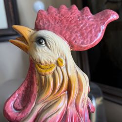 Large Ceramic Rooster