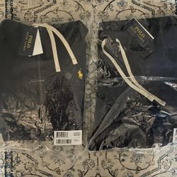 Brand New Navy Polo Fleece Set 