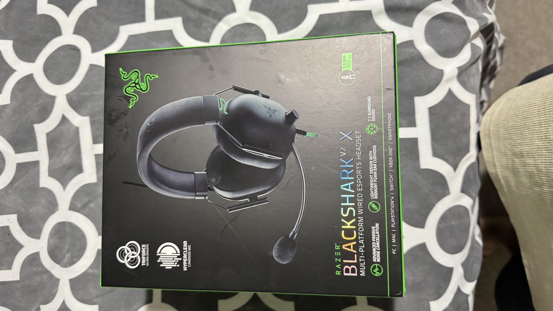 🎧 Razer BlackShark V2 X Gaming Headset – Like New (Opened, Never Used)