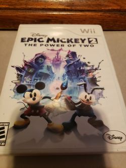Epic Mickey 2 Gane For Wii And Wii U