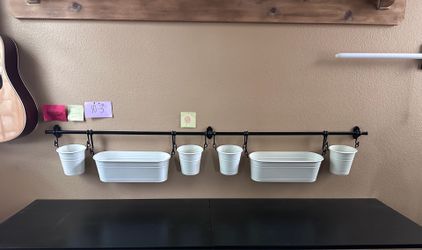 Wall mount storage organizer 62 inches long