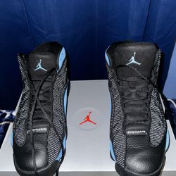 AIR JORDAN 13 RETRO BLACK/UNIVERSITY BLUE-WHITE