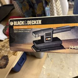 Vintage Black & Decker 1/3 Sheet Finishing Sander - Model 7448