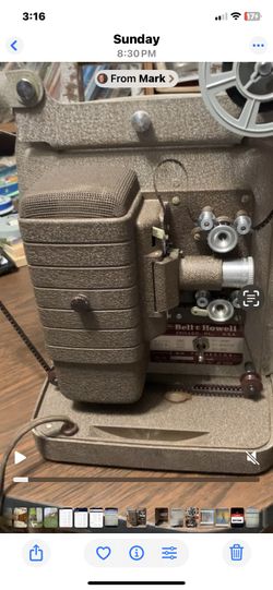 Works! Bell And Howell 8 Mm Projector With Bulb