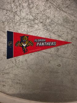 Florida Panthers Hockey Mini Pennant 9"x4” Felt Banner Flag