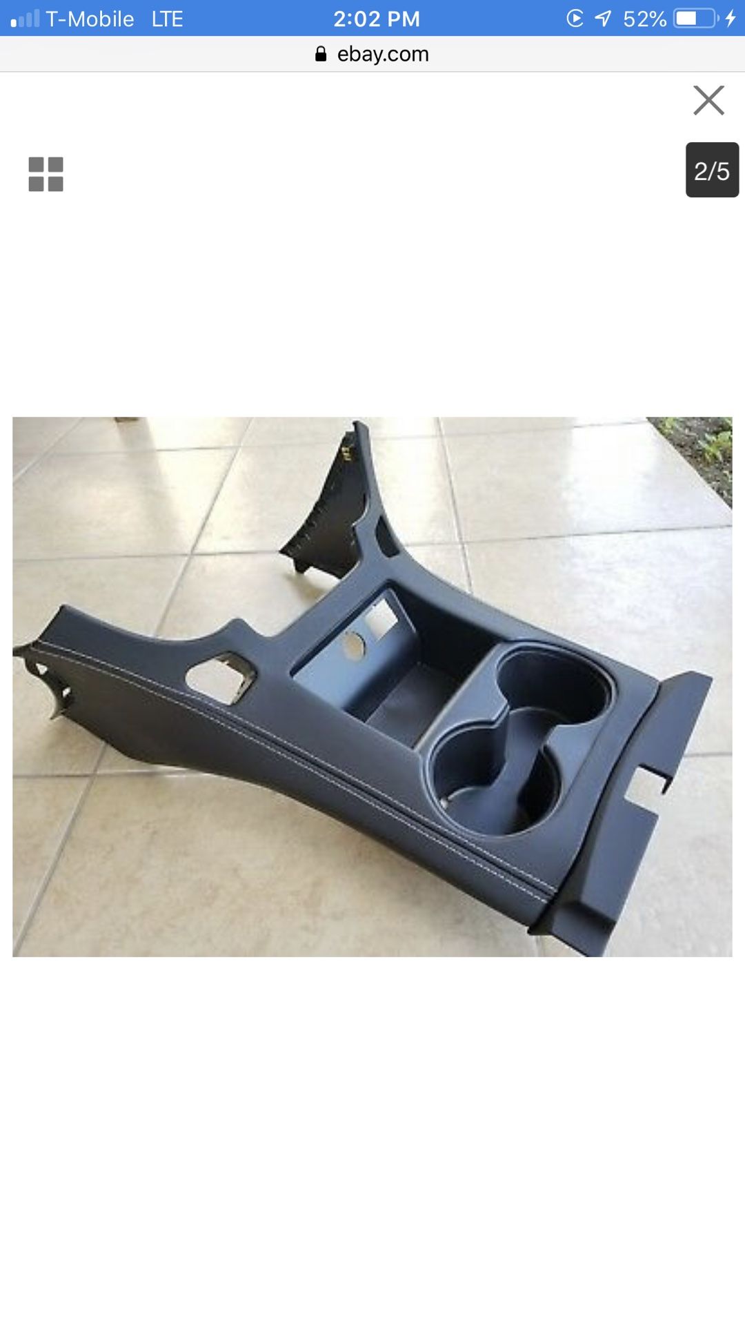 Yukon 2018 cup holder console