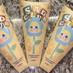 Pop Mart Cry Baby Sad Club Plush Flower UNOPENED 
