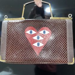 VTG Rare Koret / Crouch & Fitzgerald Shoulder Bag W/ Coin Purse