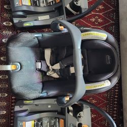 Baby Car Seat And 2 Bases