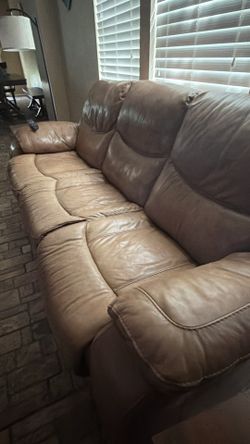 Leather sofa