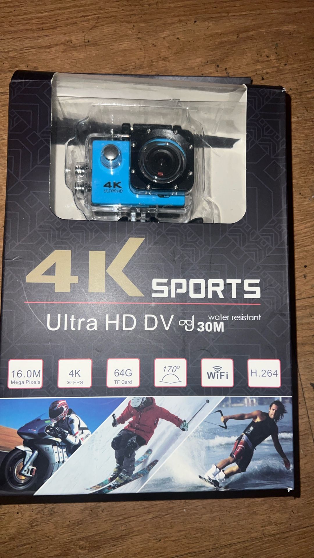 Apexcam Action Camera 4K Sports Cameras 20MP 40M