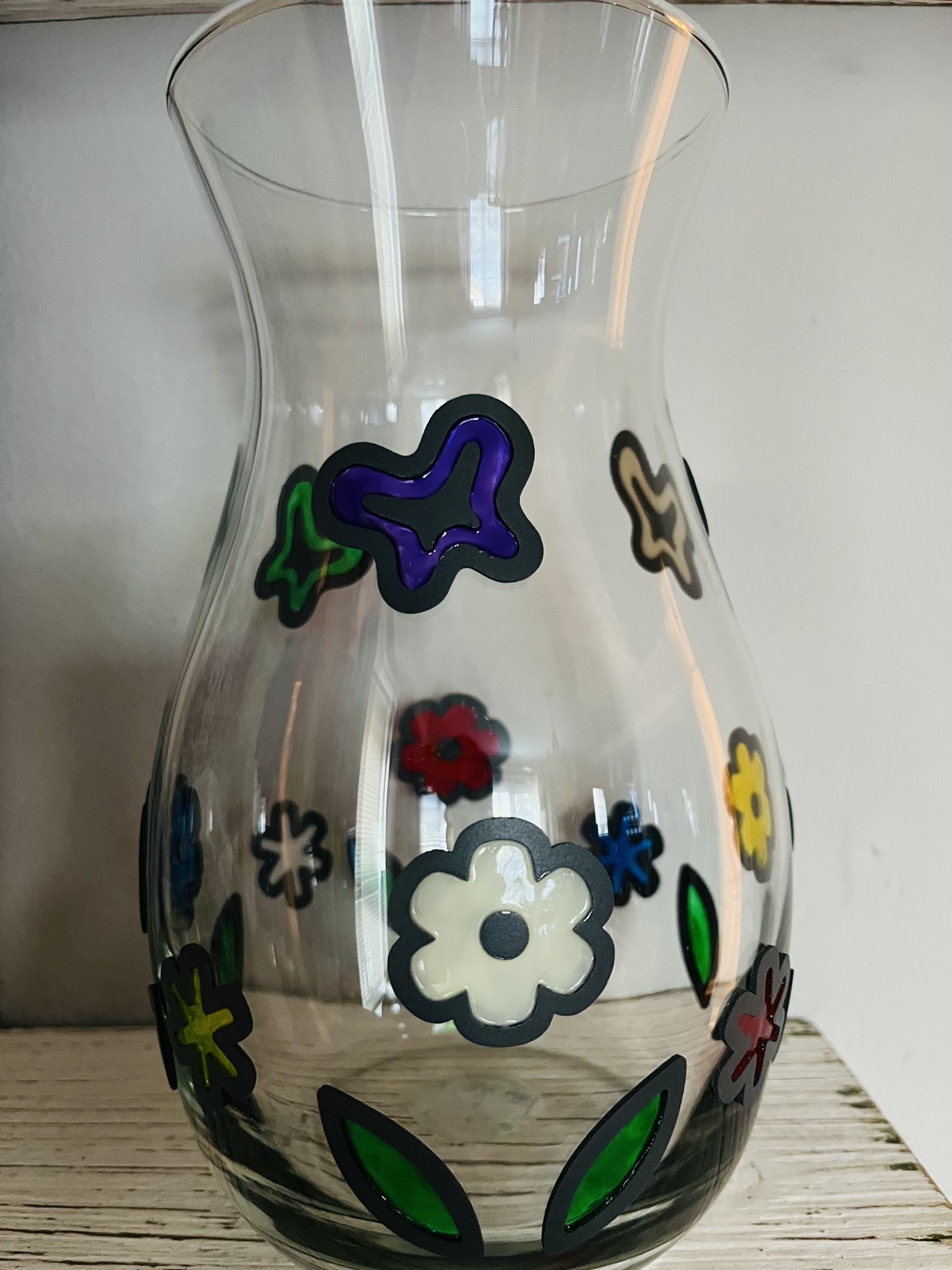 Floral Themed Glass Vases