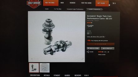 Screamin eagle 255 cams harley davidson