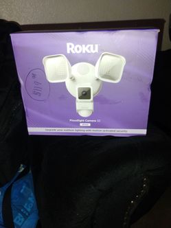 Roku flood light camera