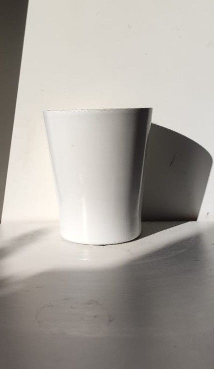 Glazed Ceramic White Plant Pot/ Plant Planter/ Flower Pot Patio Garden