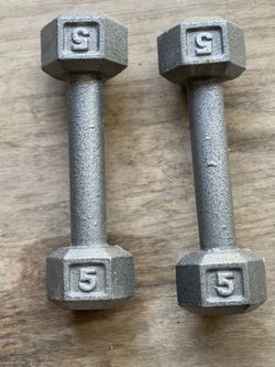 5lb Iron Dumbells