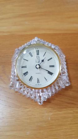 West germany crystal clock
