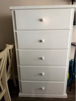 White dresser