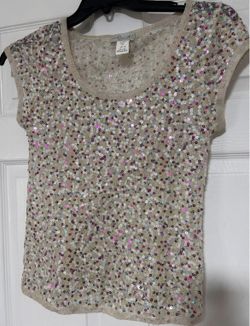 Vintage sequin top