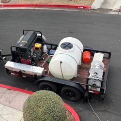 2022 Heated Pressure Washing Trailer