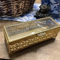 Vintage Jewelry Casket Box