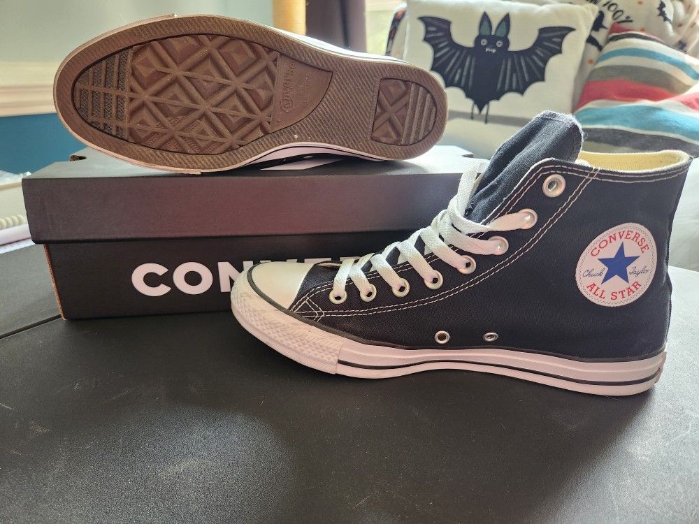 Converse High Tops – Black – Women’s 9.5 / Men’s 7.5 – Like New