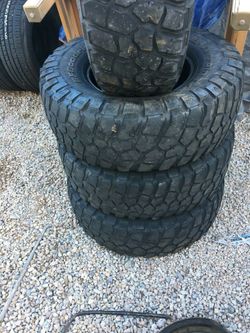 265 75 16 four all terrain tires $25 each