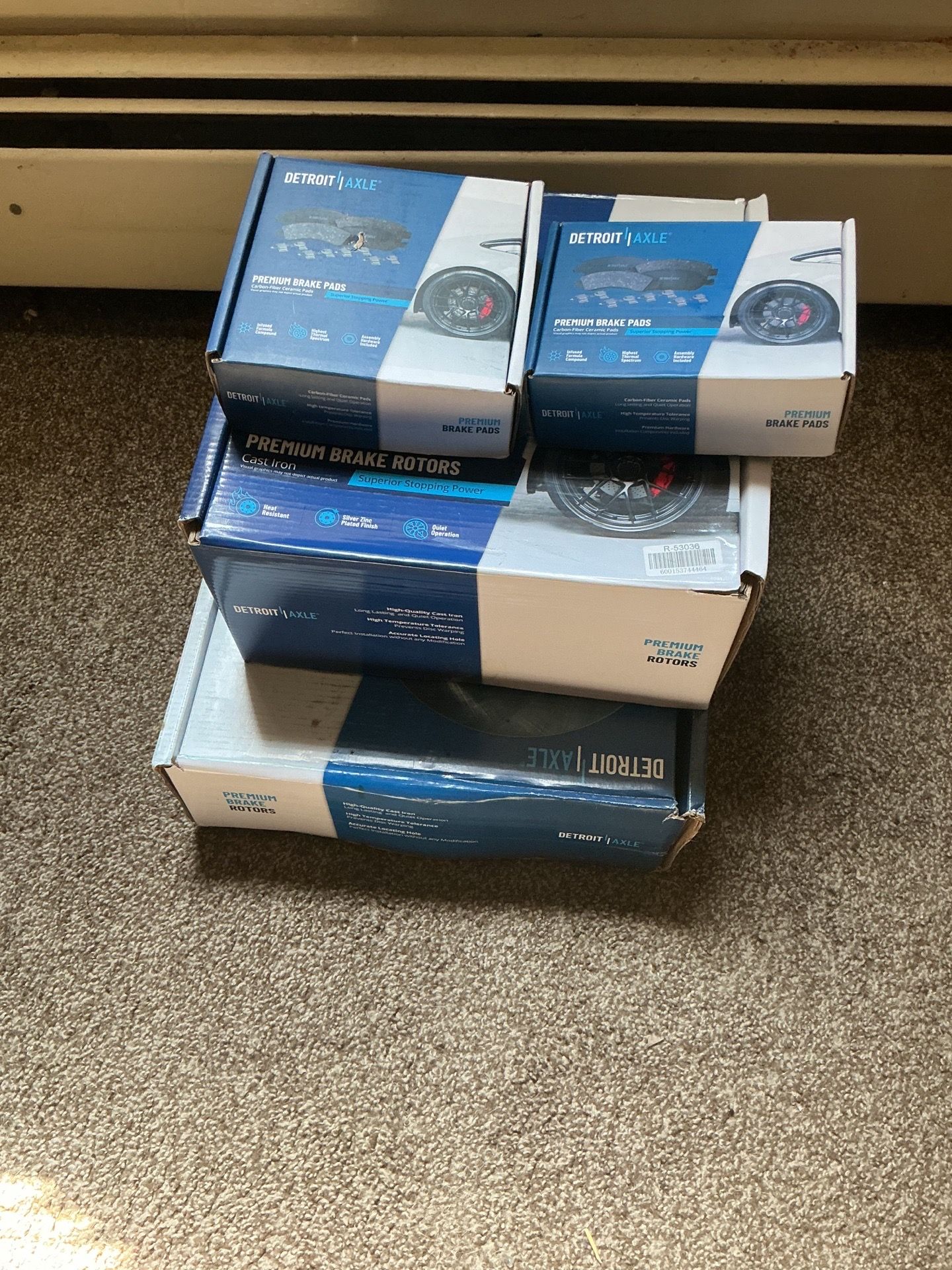 Brake pads and rotors