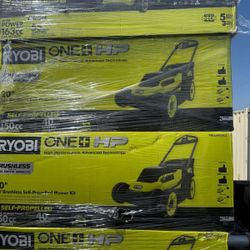 ONE+ HP 18V Brushless 20 in. Cordless Battery Walk Behind Self-Propelled Lawn Mower w/ (2) 6.0 Ah Batteries and Chargers