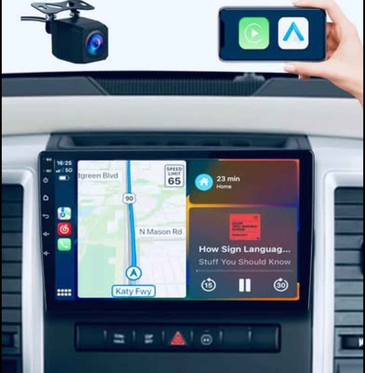 Car Stereo For 2009-2012 Dodge Ram (More Fitments In Description (Jeep, Charger, ETC)