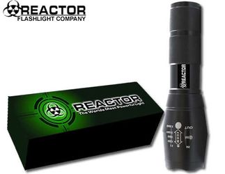 Reactor advanced tactical military grade flashlight