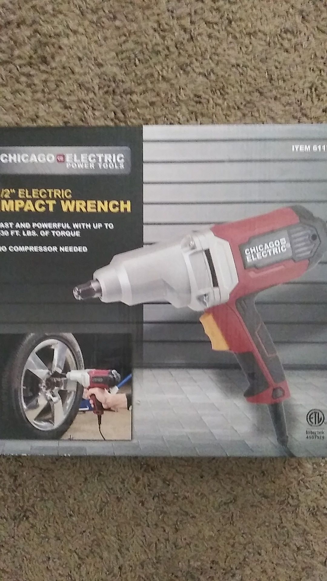 Chicago Electric corded impact wrench