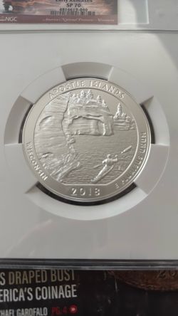 5 Ounce Silver 2018P Apostle Islands Early Releases SP70