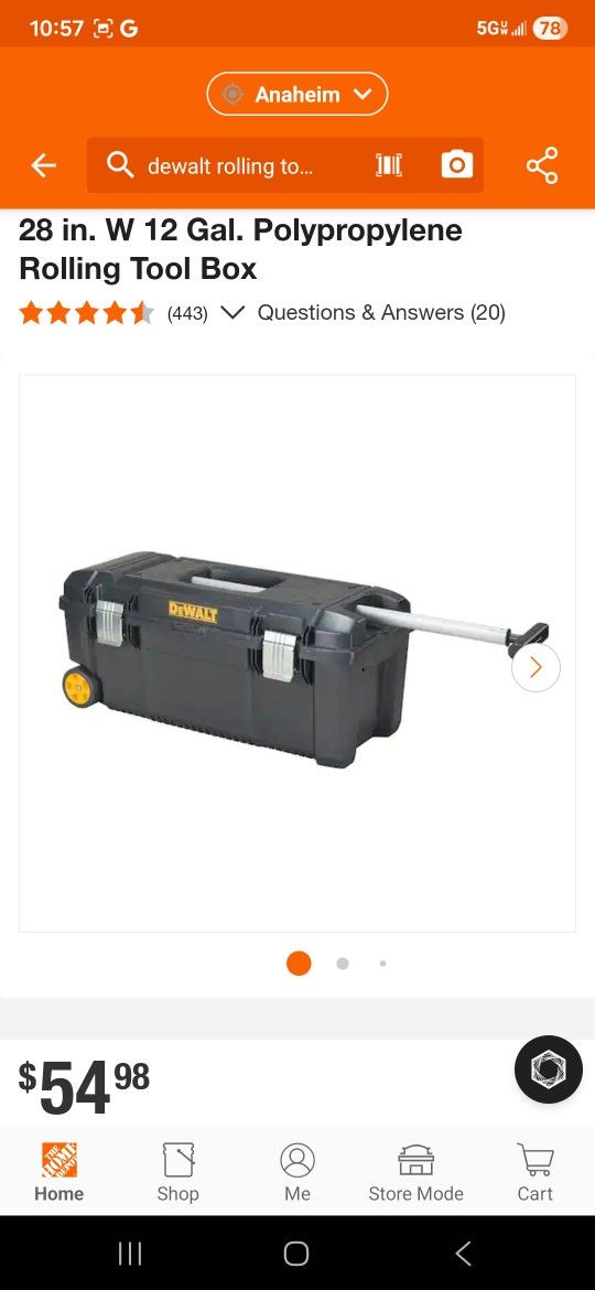 Dewalt Rolling Tool Box (2 of them) 