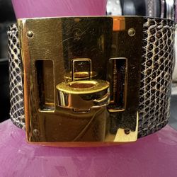 Authentic Hermes Bracelet- Lizzard 