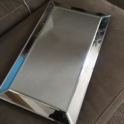 Beveled Mirror Tray Large