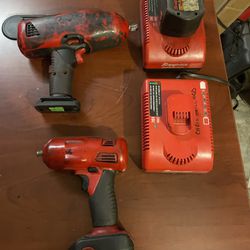Snap On Cordless Impacts 3/8 & 1/2