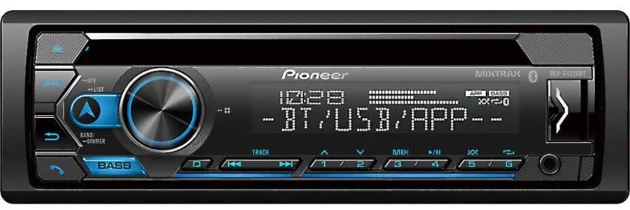 Pioneer DEHS-4220BT Bluetooth Am Fm Cd Player