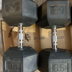 Set Of 85 Dumbbells 