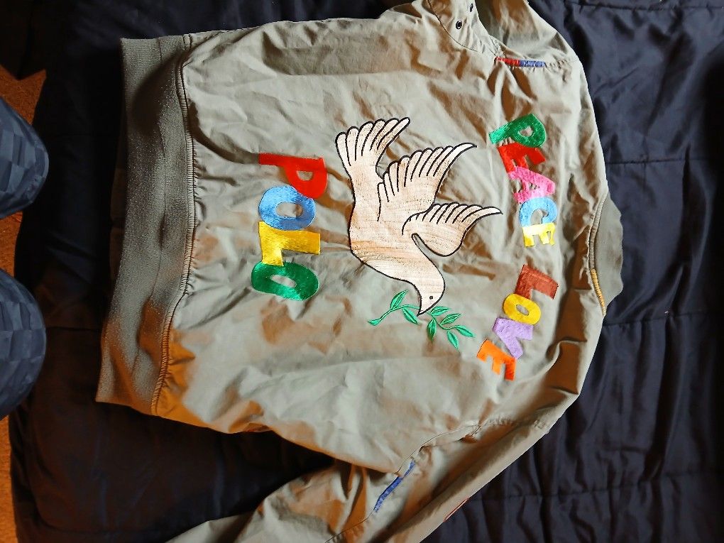 Ralph Lauren "PEACE AND LOVE" medium jacket