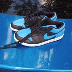 Black And Blue Air Jordan, Size 10