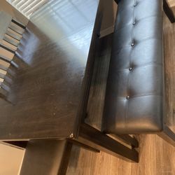 Kitchen Table With 3 Chairs And Bench 