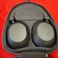 Premium Headphones, Sony WH-1000XM5 Wireless Noise Cancelling Headphones - Black