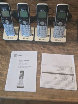 AT&T 2 Line Cordless Phone System