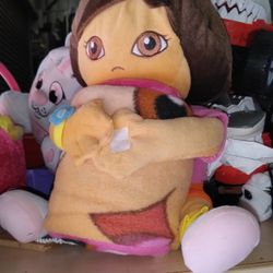 Dora Sleeping Cover And Plush Stuffed Doll