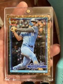 2026 Jac Gaglianone Rookie Topps 75 years of baseball gold crackle foil /50 Ultra Rare!,,