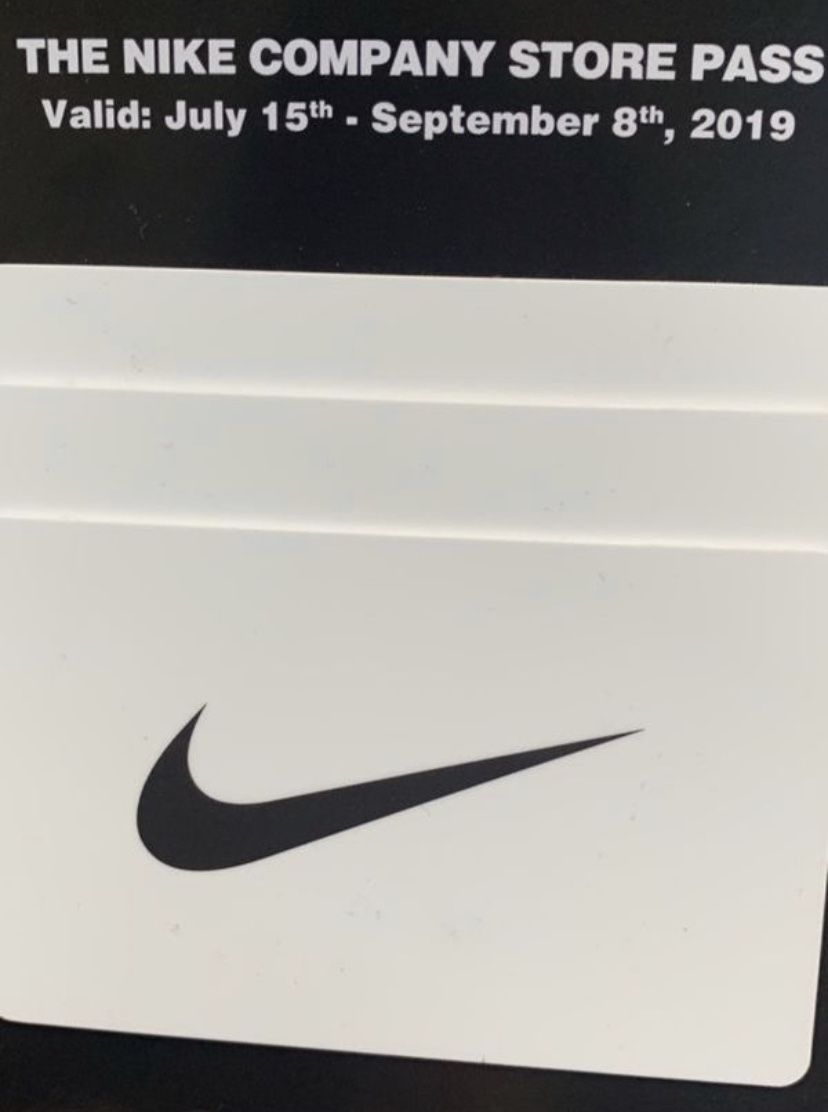 Nike Company Store Pass