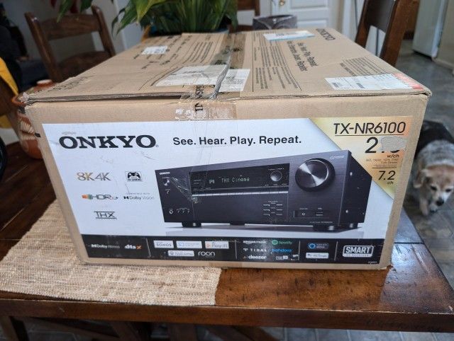 NEW Onkyo TX-NR6100 7.2 Channel 8K Ultra HD Network AV Receiver