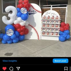 Baseball Birthday Theme Decor 