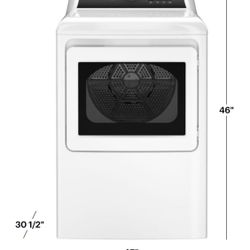 🔥 NEW GE - 7.4 cu. ft. Top Load Gas Dryer with Sensor Dry - White GTD58GBSVWS